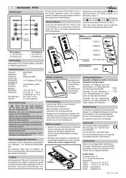 Handsender RT32 - bei der Hidrex-Gruppe!