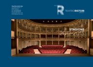 STAGIONE - Teatro Ristori