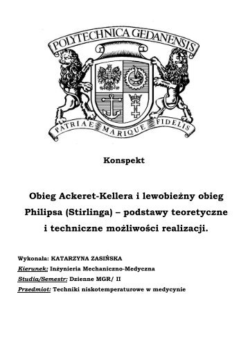 Obieg Ackeret-Kellera i lewobieżny obieg Philipsa - specjalnoscchk ...