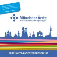 Praxisnetz - PatientenbroschÃ¼re (PDF) - MÃ¼nchner Ãrzte