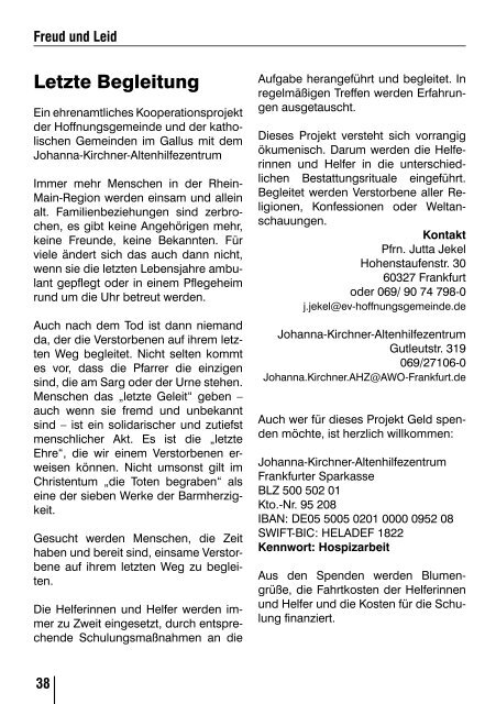 CHRISTEN - Evangelische Hoffnungsgemeinde