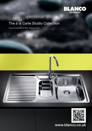 Blanco À la Carte Studio Collection. - Dream Kitchens