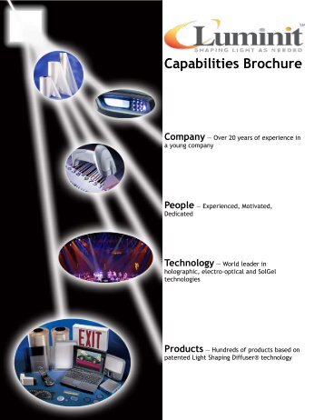 Capabilities Brochure - BFi OPTiLAS A/S