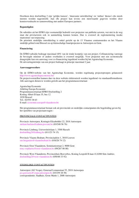 SUBSIDIEWEGWIJZER V O O R O N DERN EM IN GEN 2007-2008