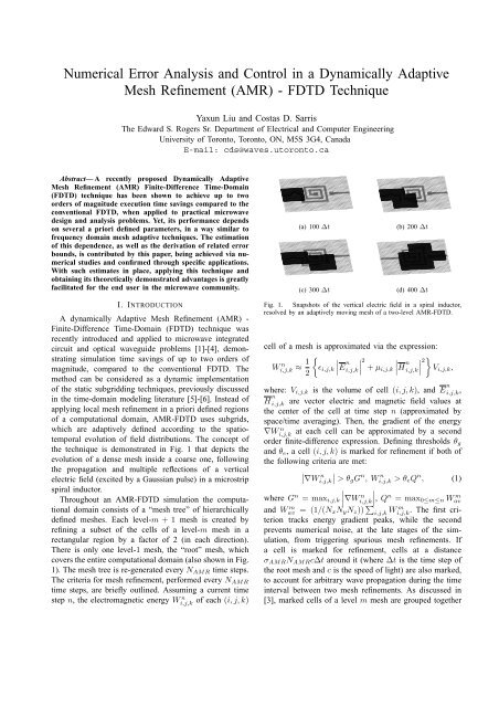 numerical electromagnetics the fdtd method numerical electromagnetics the fdtd method