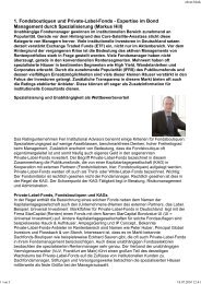 Newsletter PDF - Markus Hill, Frankfurt