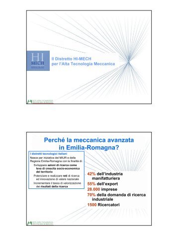 Il Distretto Hi-Mech per l'alta tecnologia meccanica - Portale Sangro ...