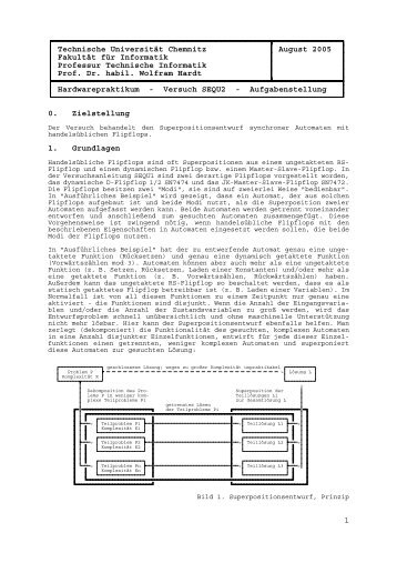 Technische UniversitÃ¤t Chemnitz August 2005 FakultÃ¤t fÃ¼r Informatik ...