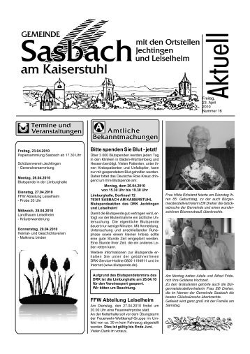 16-akt-Sasbach 2010 - Sasbach am Kaiserstuhl