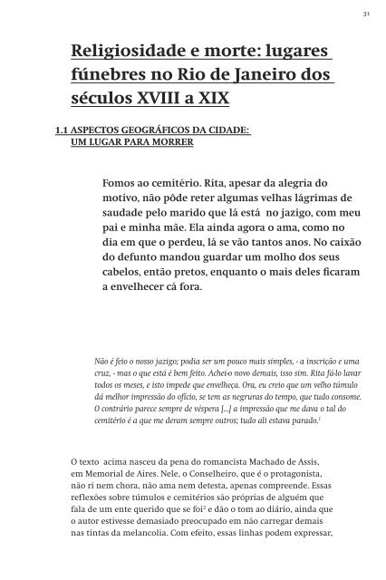 Ã flor da terra: o cemitÃ©rio dos pretos novos no Rio de ... - rio.rj.gov.br