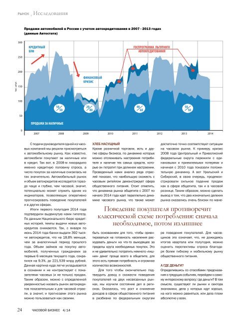 Журнал часовой бизнес №4-2014