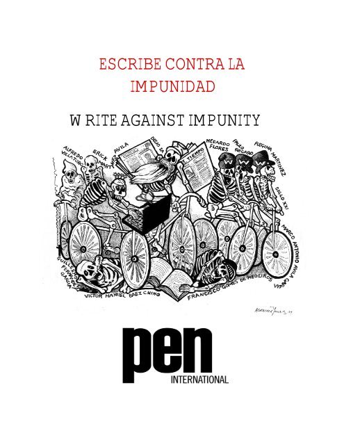 escribe contra la impunidad write against impunity image photo
