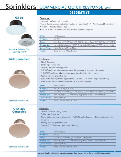 Full Line 061411_Full line Brochure - Reliable Automatic Sprinkler Co.