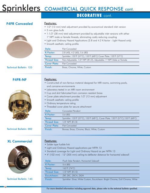 Full Line 061411_Full line Brochure - Reliable Automatic Sprinkler Co.