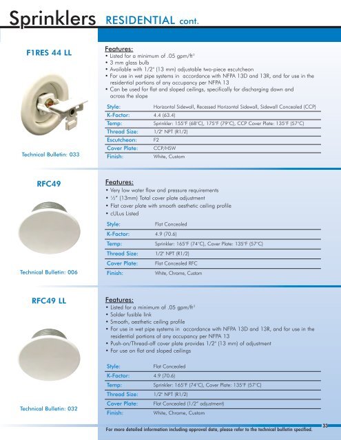 Full Line 061411_Full line Brochure - Reliable Automatic Sprinkler Co.