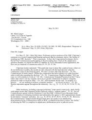 DOJ Letter to Court re Jaczko Letter