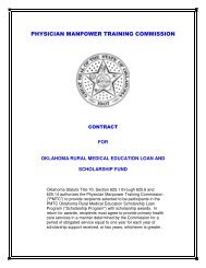 PHYSICIAN MANPOWER TRAINING COMMISSION - Physicians ...