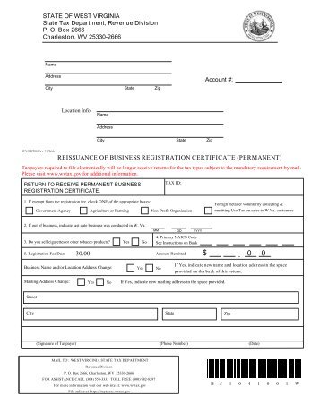 BRT-801-A - State of West Virginia