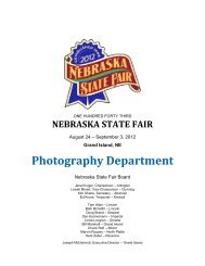 Photography Department - Nebraska State Fair