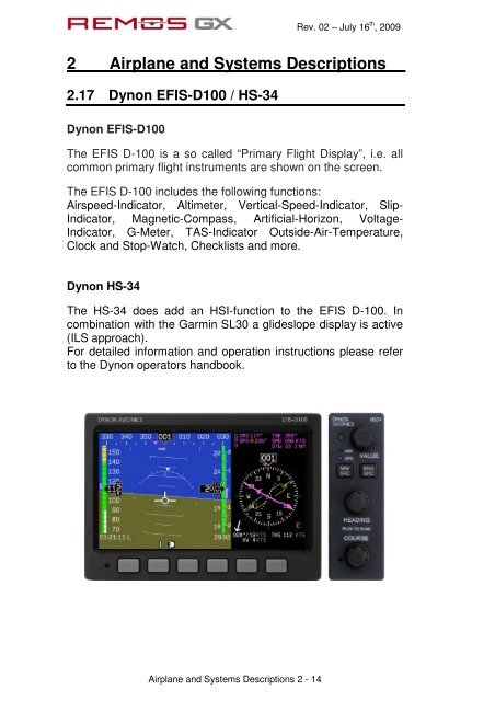 Pilot Operating Handbook - Ecoflight.ch