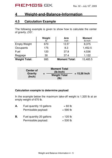 Pilot Operating Handbook - Ecoflight.ch