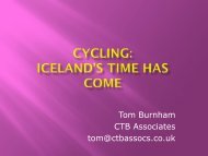Tom Burnham CTB Associates tom@ctbassocs.co.uk