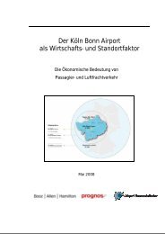 Der Köln Bonn Airport als Wirtschafts- und Standortfaktor