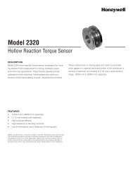 Model 2320 - Honeywell Test and Measurement Sensors