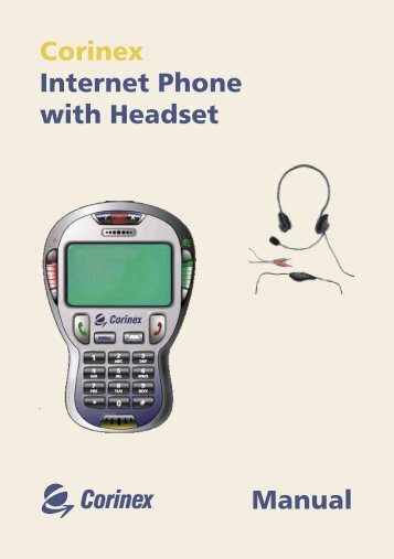 Manual Corinex Internet Phone with Headset