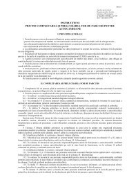 instrucÅ£iuni privind completarea Åi prelucrarea foii de parcurs pentru ...
