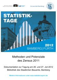 Methoden und Potenziale des Zensus 2011 - Bayerisches ...