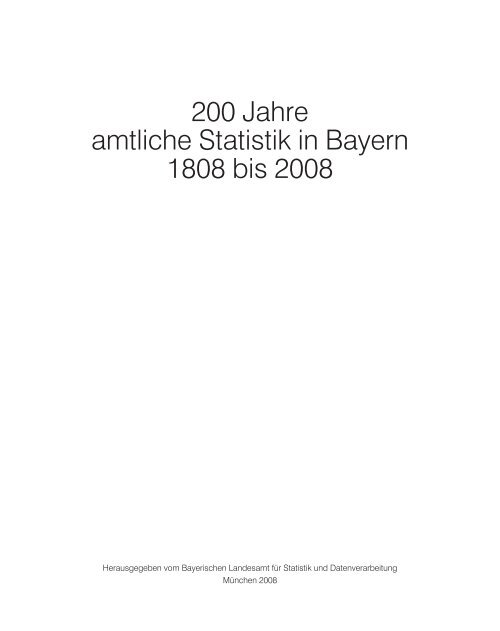 Teil 1 - Bayerisches Landesamt fÃ¼r Statistik und Datenverarbeitung ...
