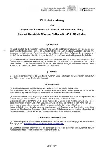 Bayerisches Landesamt fÃ¼r Statistik und Datenverarbeitung - Bayern