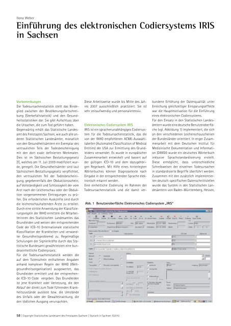 Zeitschrift 1/2010 [Download,*.pdf, 3,94 MB] - Statistik - Freistaat ...