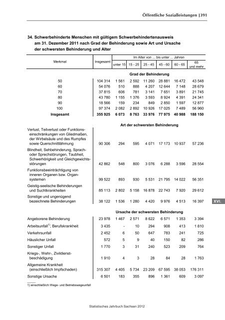 Statistisches Jahrbuch 2012 - Statistik - Freistaat Sachsen