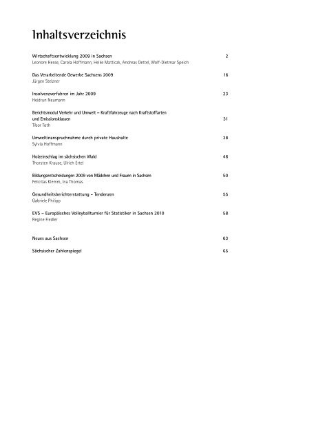 Zeitschrift 3/2010 [Download,*.pdf, 1,93 MB] - Statistik - Freistaat ...