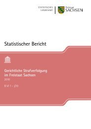 Gerichtliche Strafverfolgung - Statistik - Freistaat Sachsen