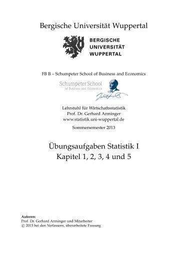 Ãbungsaufgaben fÃ¼r Kapitel 1-5 (PDF) - Lehrstuhl fÃ¼r ...
