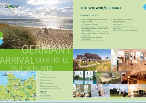 DEUTSCHLAND/GERMANY DORFHOTEL SYLT