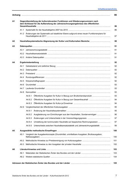 Kulturfinanzbericht 2012 - Statistisches Bundesamt