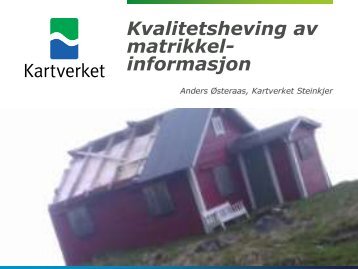 Matrikkel - Kartverket