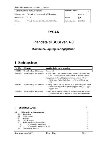 LÃ¸ype for omkoding av arealplandata fra SOSI-versjon 3 ... - Kartverket