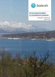 REVISJONSDOKUMENT ALTEVASSREGULERINGEN - Statkraft