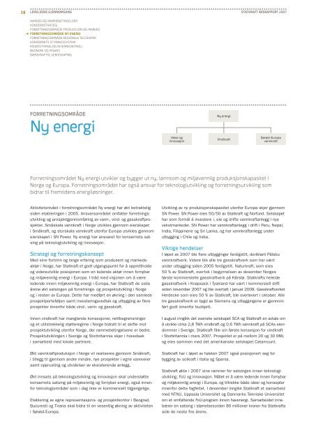 DU KAN KOMME LANGT MED REN ENERGI - Statkraft