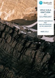 Konsesjonssøknad - Statkraft