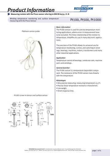 Product Information - Stator Service Polska