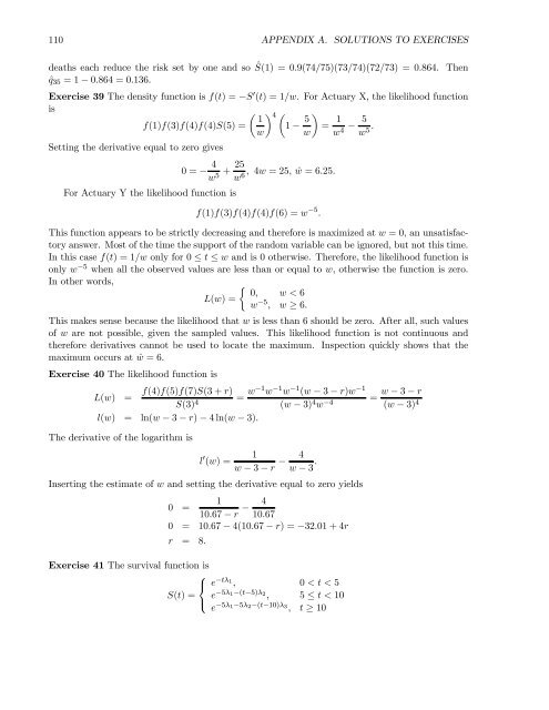 Estimation, Evaluation, and Selection of Actuarial Models