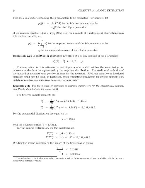 Estimation, Evaluation, and Selection of Actuarial Models