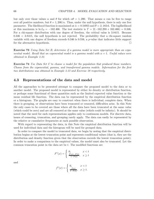 Estimation, Evaluation, and Selection of Actuarial Models