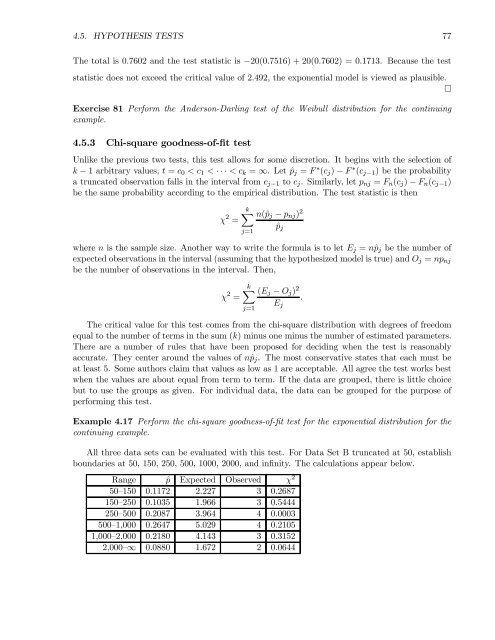 Estimation, Evaluation, and Selection of Actuarial Models